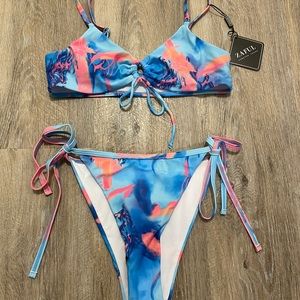 NWT tie dye zaful bikini